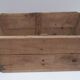 Wooden box trapezoidal
