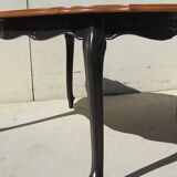 Oval table of style Louis XV cherrywood