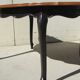 Oval table of style Louis XV cherrywood