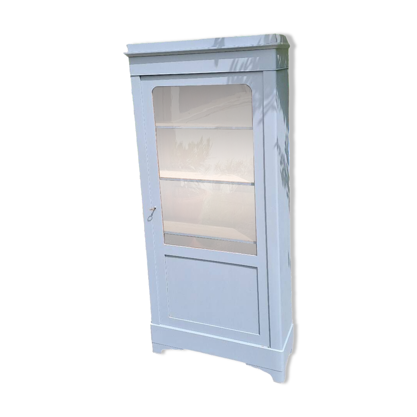 Wardrobe with 1 glass door, late 19th century