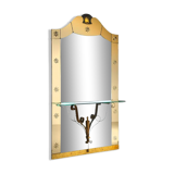 Pier Luigi Colli exceptional engraved and gilded mirror 126x237cm