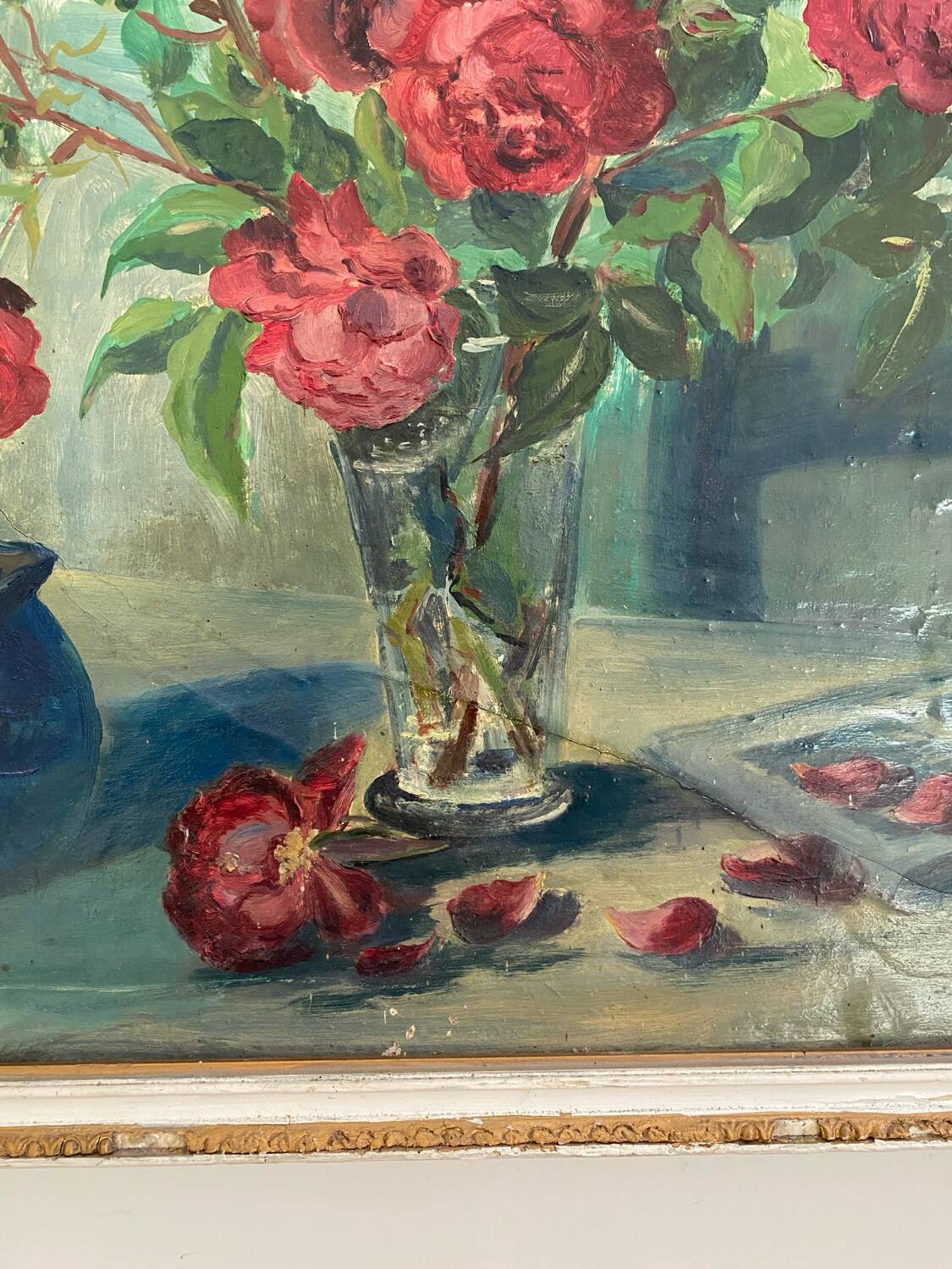 Old oil on wood dating from 1960