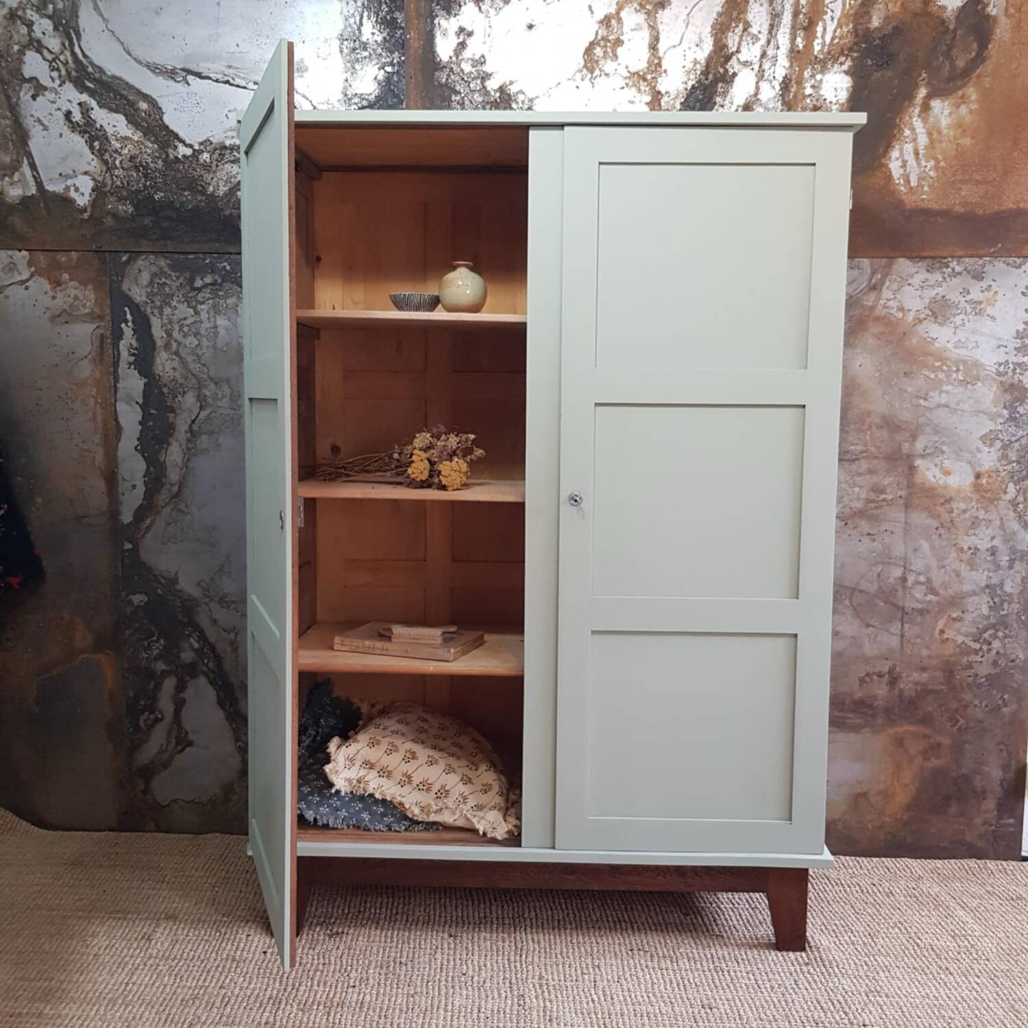 René Gabriel renovated celadon wardrobe