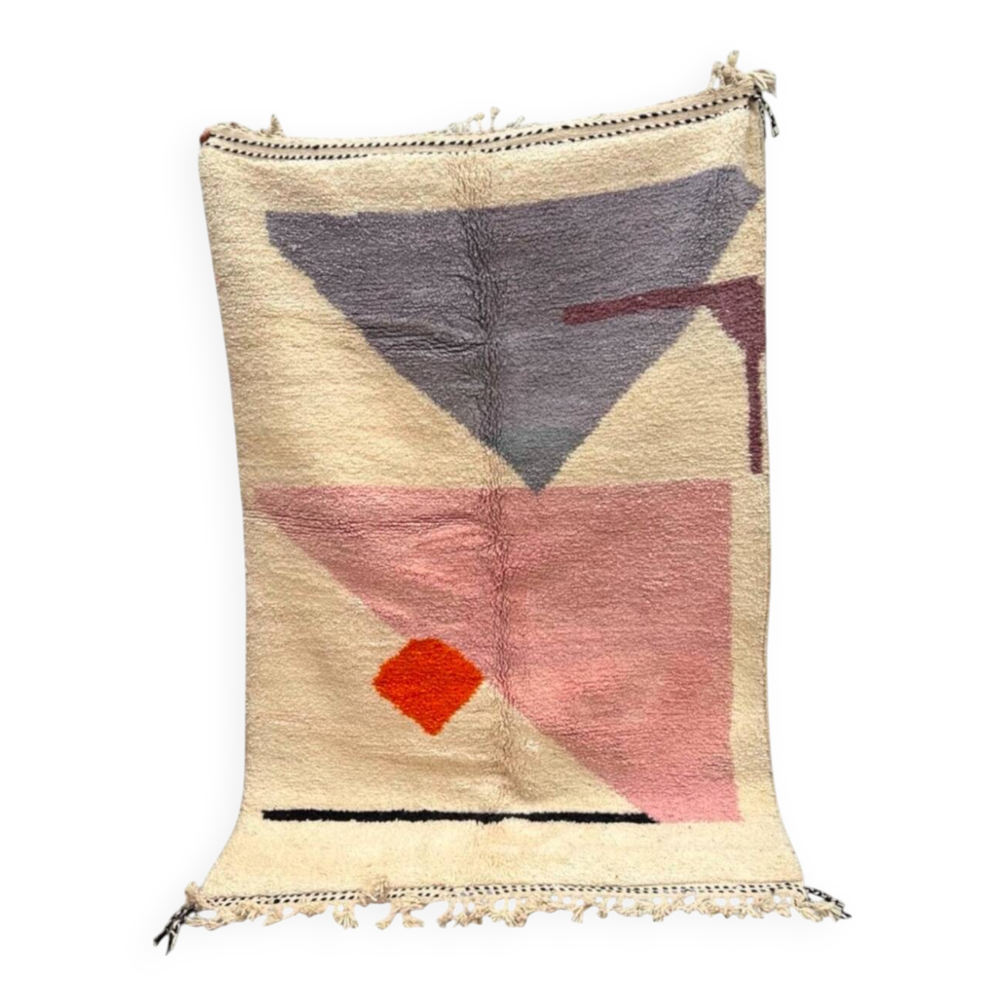 Traditional handmade Beni Ouarin rug size 150 x 250 cm