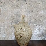Set of 6 stoneware cups and a pitcher