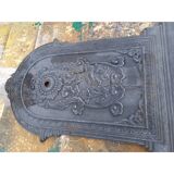 Cast iron fountain plaque