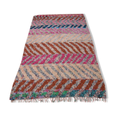 Tapis boucherouite 237 x 154 cm