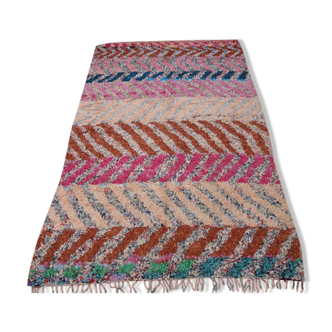 Tapis boucherouite 237 x 154 cm