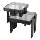 Vintage Nesting Tables by Gianfranco Frattini, Set of 2