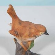 Vintage porcelain bird statuette from the sixties.