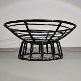 Papasan rattan lounge chair 1970s
