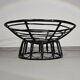 Papasan rattan lounge chair 1970s