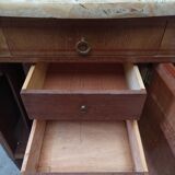 Furniture between two marble tops Louis XVI style