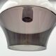 70s space age ufo lamp – vintage dual-color acrylic pendant light made in italy