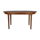 Table à manger ovale vintage du milieu du siècle de McIntosh