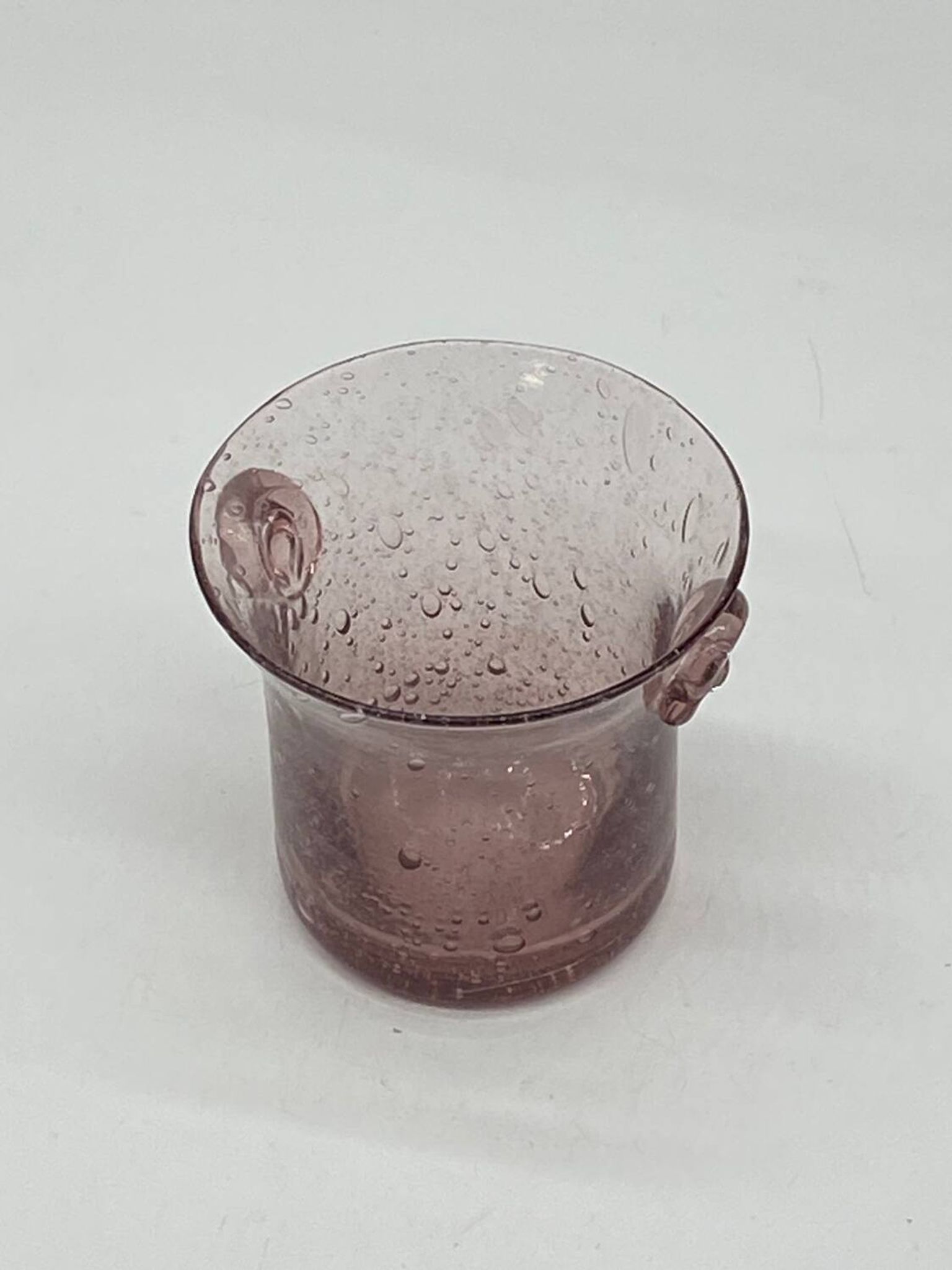 Ice bucket / ice bucket bubble glass, vintage