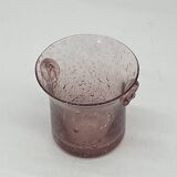 Ice bucket / ice bucket bubble glass, vintage