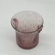 Seau à glaçons / à glace verre bullé, vintage