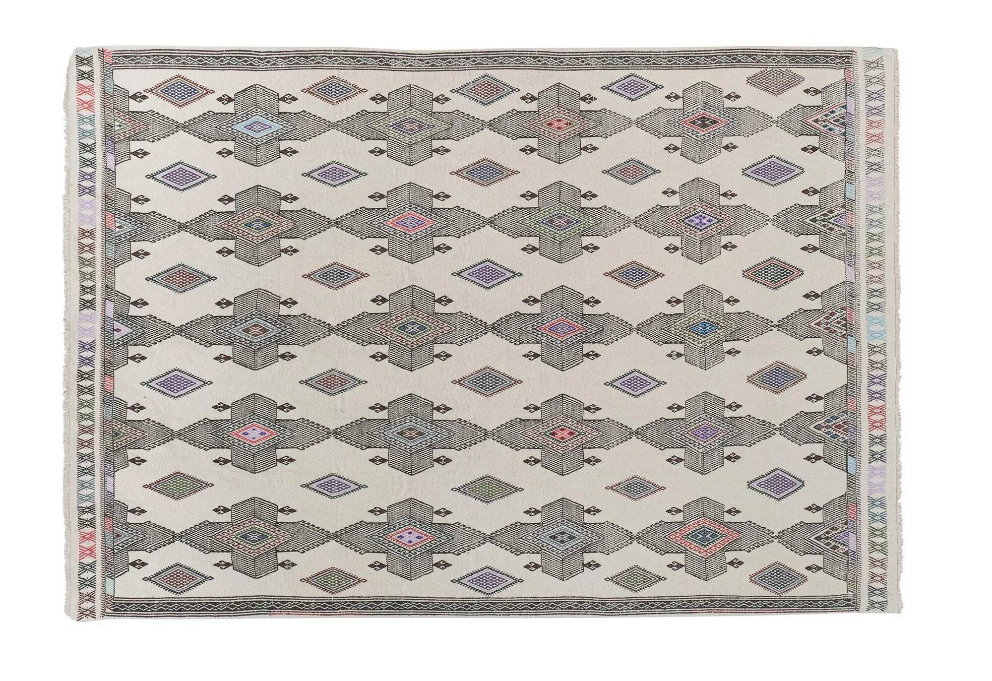 Vintage Turkish handmade rug 180x253 cm