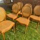 Set of 6 Louis XVI style cane medallion chairs