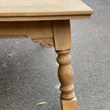 Renovated art deco extendable wooden dining table 235cm