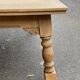 Table à manger extensible art déco rénovée en bois 235cm