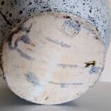 Accolay stoneware bowl - black & white lava glaze