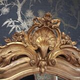 Louis Philippe mirror with pediment 141 x 80