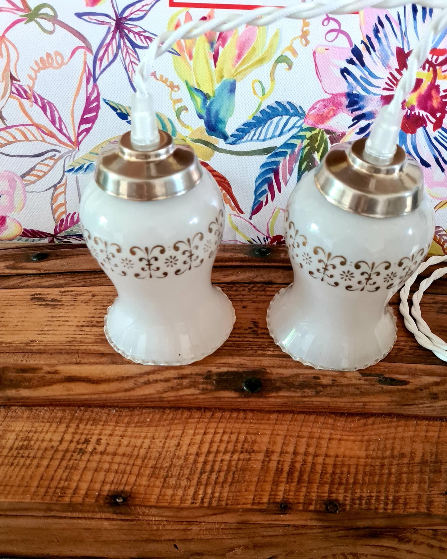 Pair of tulip walkers 50s