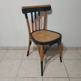 Set of 4 mismatched bistro chairs