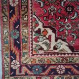Grand Persian Carpet Hamadan – Floral "All-Over" Design – 202 x 116 cm