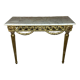 Louis XVI style console in carved wood eighteenth