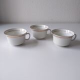 Large Limoges porcelain cups