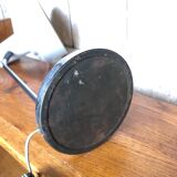 Ancienne Lampe Articulée 70’s Métal Gris & Chromé Vintage