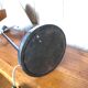Old Articulated Lamp 70's Gray Metal & Chrome Vintage