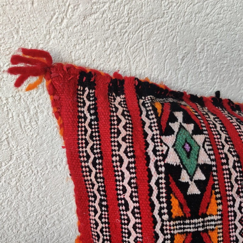 Moroccan Red Kilim Cushion