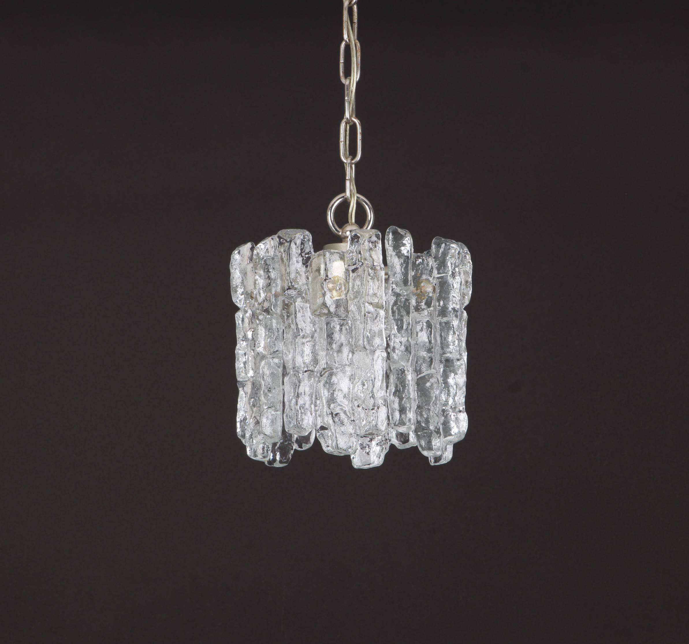 Glass Murano pendant by Kalmar, Austria, 1960s