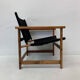 Mid-century desgn safari chair by Hyllinge Møbler Denmark , 1970’s