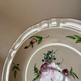 Floral shallow dish Lunéville