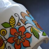 Vintage seventies colorful teapot