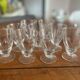 Set of 9 vintage French engraved glasses - 1950s/60s - art of the t