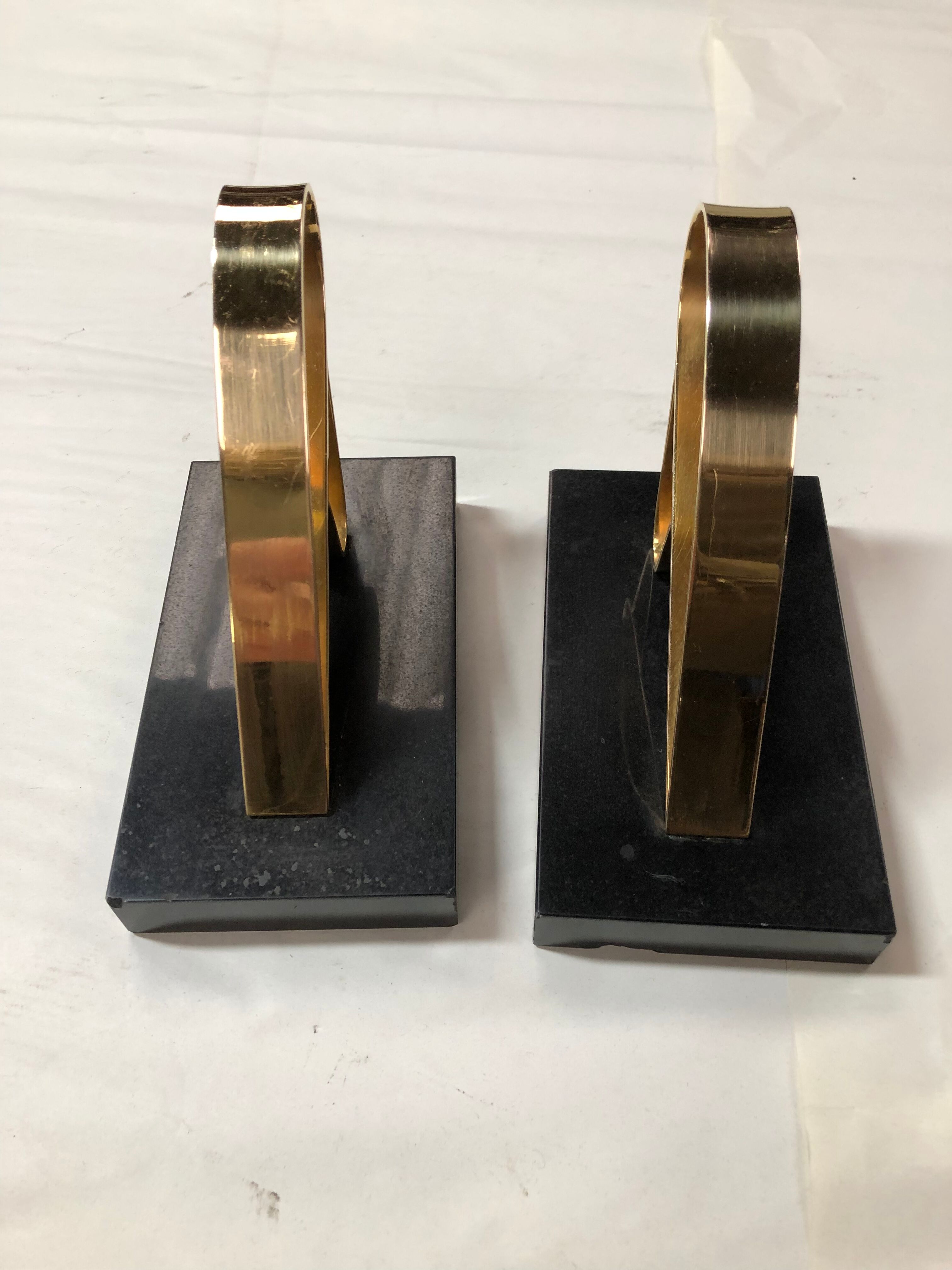 Bookends 60's Gold Starry