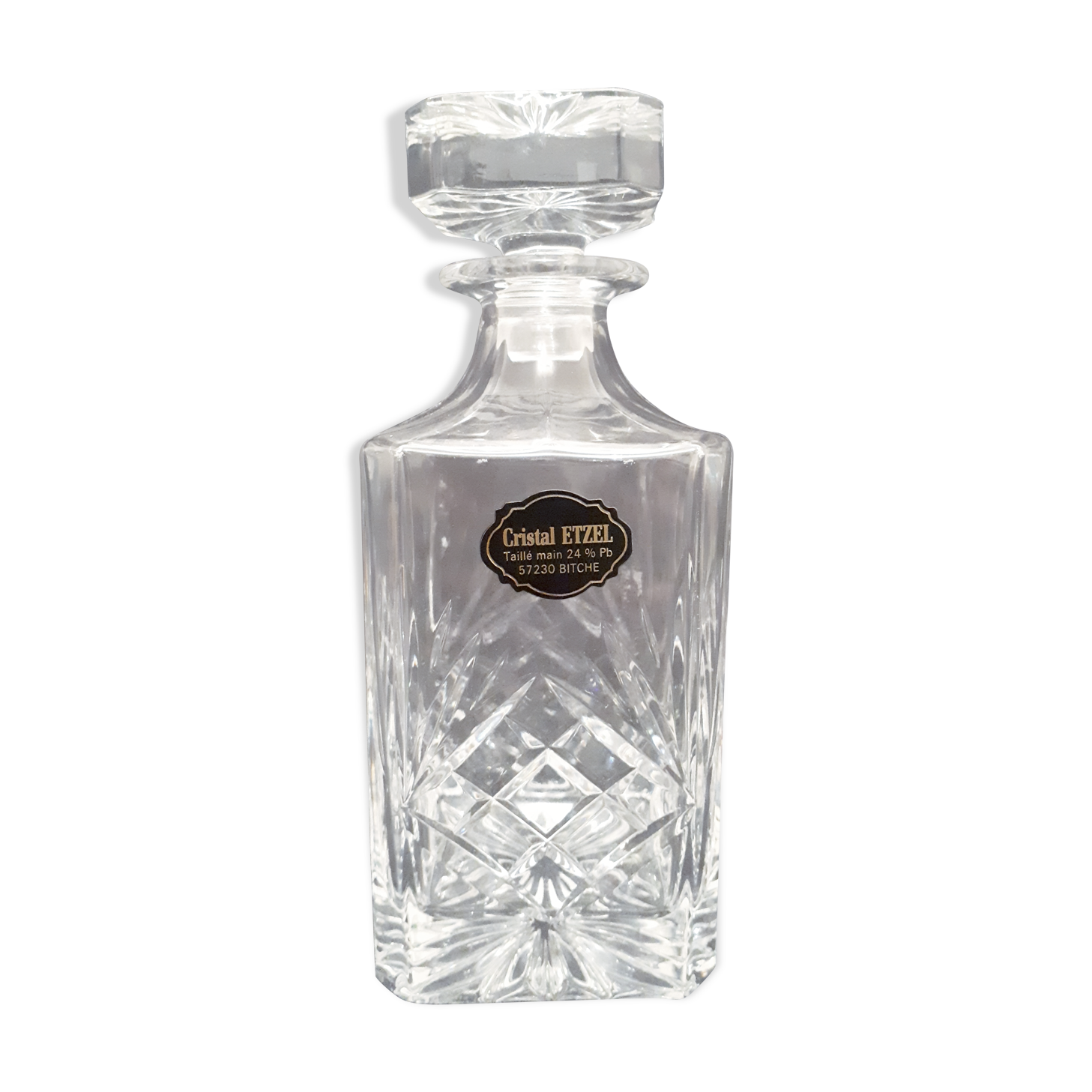 Carafe à whisky en cristal Etzel