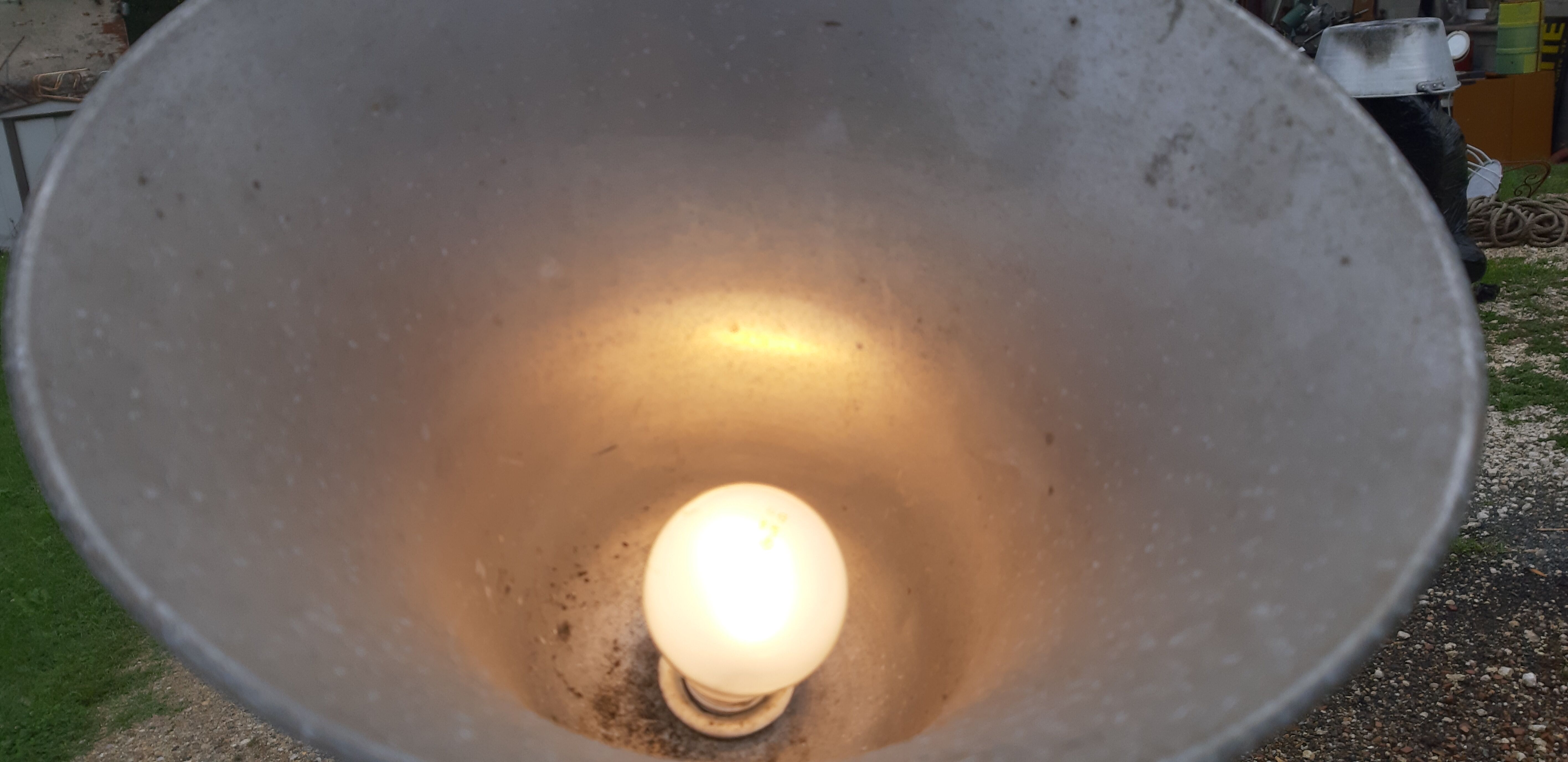 Vintage foot lamp from the 60s