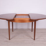 Table à manger ronde en teck du milieu du siècle de G-Plan, années 1960