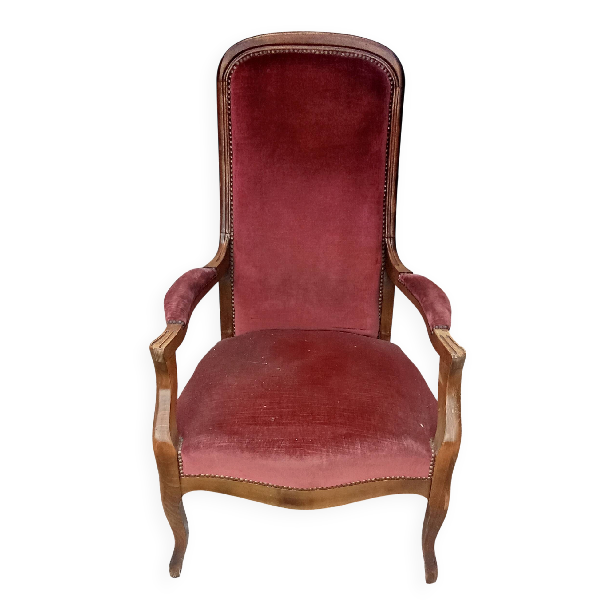 Fauteuil voltaire ancien.
