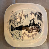 Set of 3 flat plates Gien