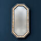 Blackened wood, metal and bone mirror by Anthony Redmile – London, 1970