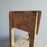 5 chaises en bois vintage