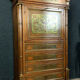 Writing desk in walnut and marquetry